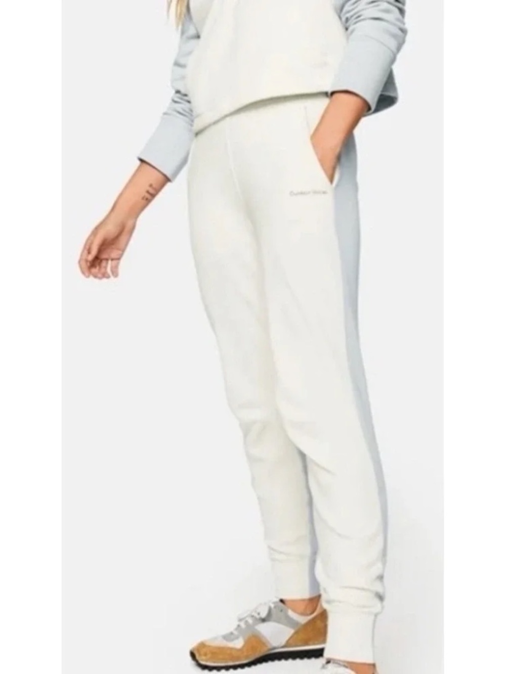 Outdoor Voices Cream Jogger Sweatpants